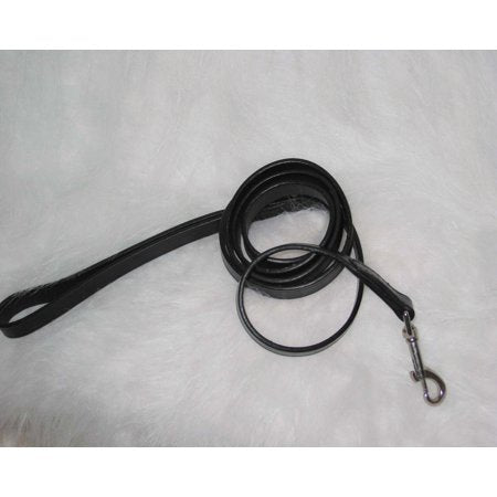 Hamilton laisse en cuir 5/8 x 72'' noir - Collier Harnais Laisse - Hamilton - Hamilton laisse en cuir 5/8 x 72'' noir