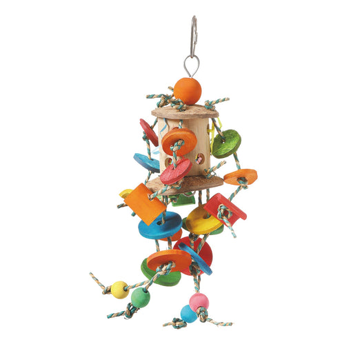 Hari jouet pour oiseaux carillon avec noix de coco - ACCESSOIRE OISEAUX - Hari - Hari jouet pour oiseaux carillon avec noix de coco