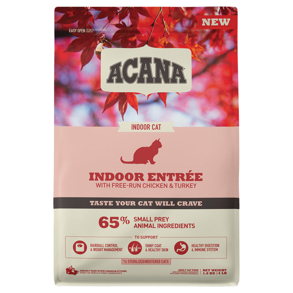 Acana nourriture poulet/dinde pour chat d'intérieur