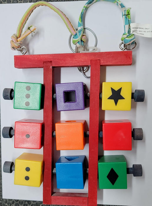 Jeux éducatif pour oiseaux - ACCESSOIRE OISEAUX - Animaux Bouffe - Jeux éducatif pour oiseaux