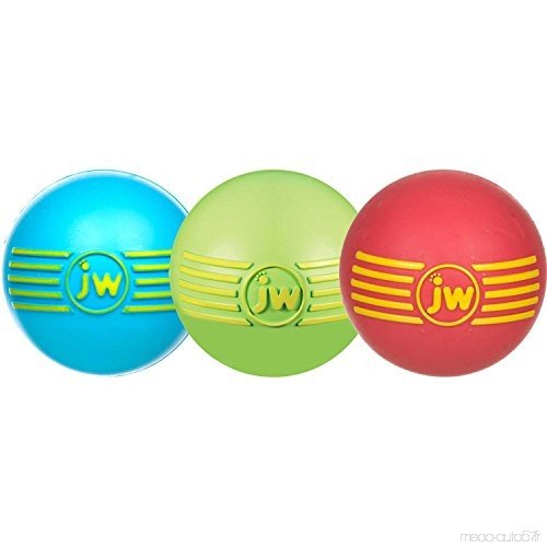 Jw Isqueak balle en caoutchouc pour chiens - JOUET CHIEN - JWPET - Jw Isqueak balle en caoutchouc pour chiens