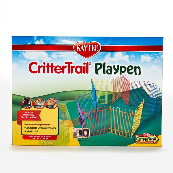 Kaytee parc pour petits animaux crittertrail avec tapis - Rogeur accessoires - SUPER PET - Kaytee parc pour petits animaux crittertrail avec tapis