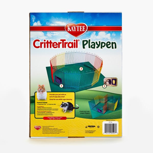 Kaytee parc pour petits animaux crittertrail avec tapis - Rogeur accessoires - SUPER PET - Kaytee parc pour petits animaux crittertrail avec tapis
