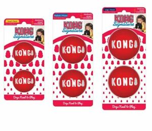 Kong balle signature paquet de 2 - JOUET CHIEN - Kong - Kong balle signature paquet de 2