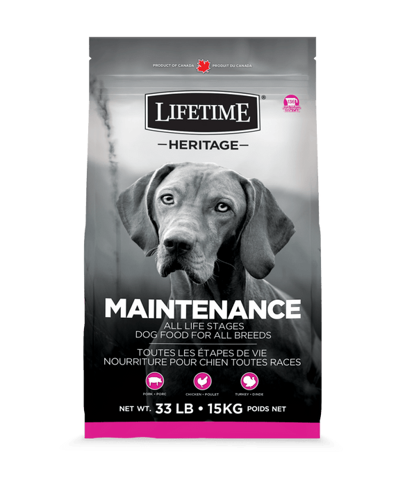 Lifetime maintenance nourriture pour chien (produit du Canada) - Chien Nourriture sèche - lifetime - Lifetime maintenance nourriture pour chien (produit du Canada)