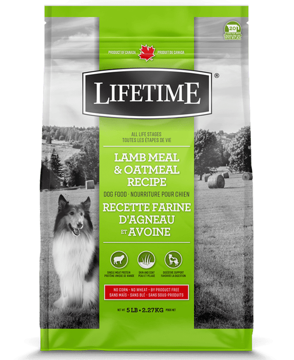 Lifetime nourriture pour chien farine d'agneau et avoine (produit du Canada) - Chien Nourriture sèche - lifetime - Lifetime nourriture pour chien farine d'agneau et avoine (produit du Canada)
