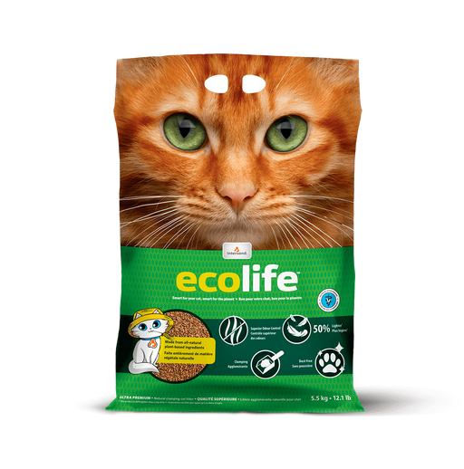 Litière compostable Ecolife 5.5 kg