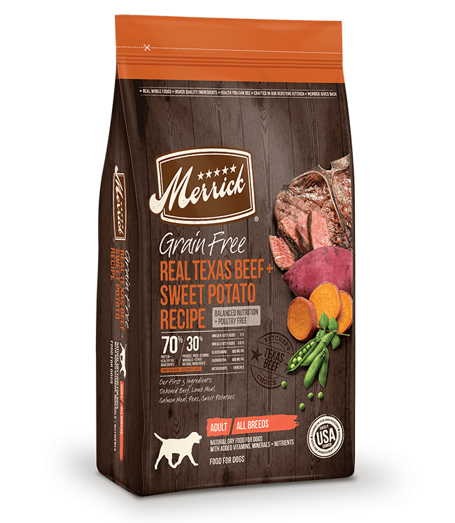 Merrick boeuf et patate douce nourriture pour chien - Chien Nourriture sèche - Merrick - Merrick boeuf et patate douce nourriture pour chien