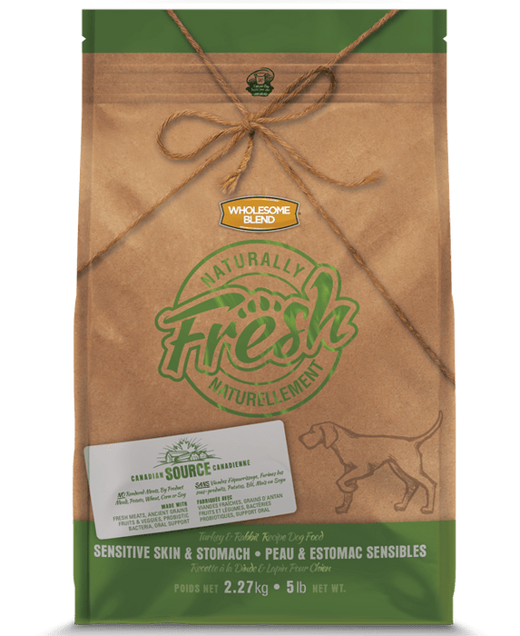 Naturally Fresh peau et d'estomac sensibles à la dinde et au lapin nourriture pour chien - Chien Nourriture sèche - FRESH - Naturally Fresh peau et d'estomac sensibles à la dinde et au lapin nourriture pour chien