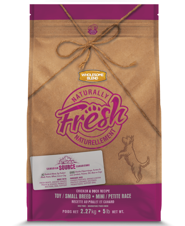 Naturally Fresh poulet et canard nourriture pour chien de petite race (produit du Canada) - Chien Nourriture sèche - FRESH - Naturally Fresh poulet et canard nourriture pour chien de petite race (produit du Canada)