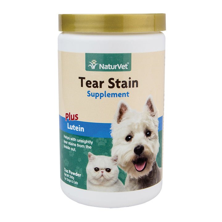 Naturvet élimine et réduit les tâches de larmes pour chien et chat - suppléments pour chiens - NATURVET - Naturvet élimine et réduit les tâches de larmes pour chien et chat