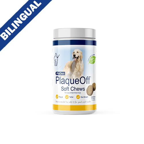 Naturvet plaque off large & giant soft chew (45CT) pour les dent du chien - Soins - Naturvet - Naturvet plaque off large & giant soft chew (45CT) pour les dent du chien