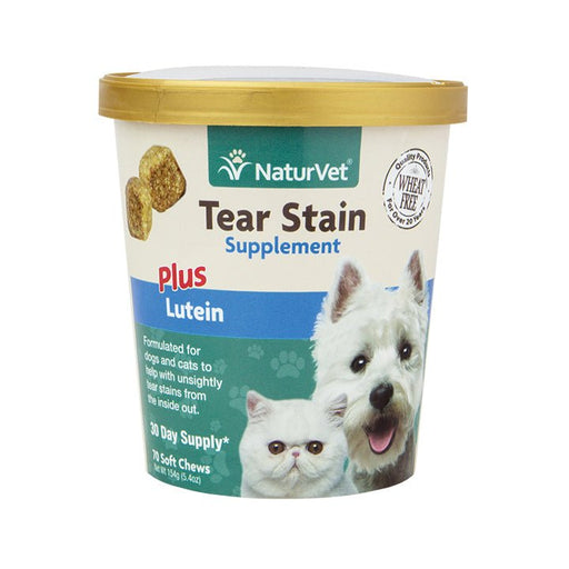 Naturvet Supplément pour éliminer et réduire les tâches de larmes - suppléments pour chiens - NATURVET - Naturvet Supplément pour éliminer et réduire les tâches de larmes