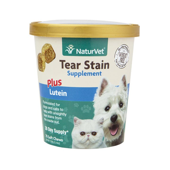 Naturvet Supplément pour éliminer et réduire les tâches de larmes - suppléments pour chiens - NATURVET - Naturvet Supplément pour éliminer et réduire les tâches de larmes