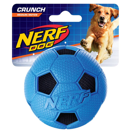 Nerf ballon de soccer en cahoutchouc pour chiens - JOUET CHIEN - Animaux Bouffe - Nerf ballon de soccer en cahoutchouc pour chiens