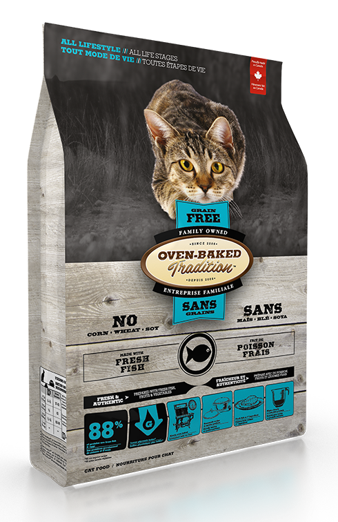 Oven-Baked Tradition poisson nourriture chat (produit du Quebec)