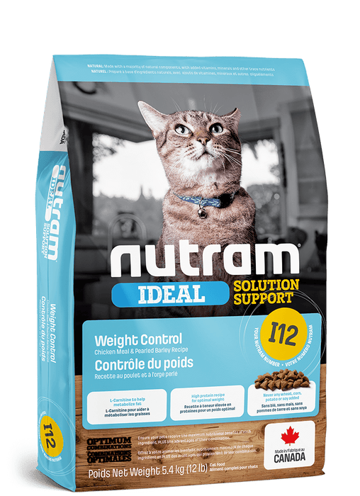 Nutram i12 control de poids nourriture pour chat (produit du Canada) - Chat nourriture seche - Nutram - #original_value#