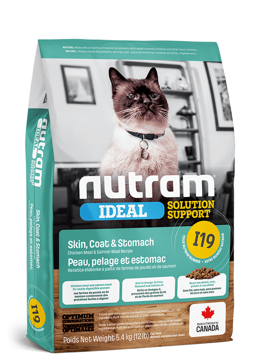 Nutram i19 solution idéale nourriture pour chat (produit du Canada) - Chat nourriture seche - Nutram - #original_value#