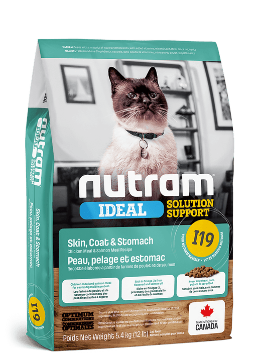 Nutram i19 solution idéale nourriture pour chat (produit du Canada) - Chat nourriture seche - Nutram - #original_value#