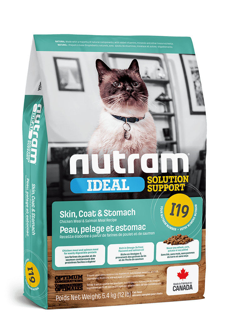 Nutram i19 solution idéale nourriture pour chat (produit du Canada) - Chat nourriture seche - Nutram - #original_value#
