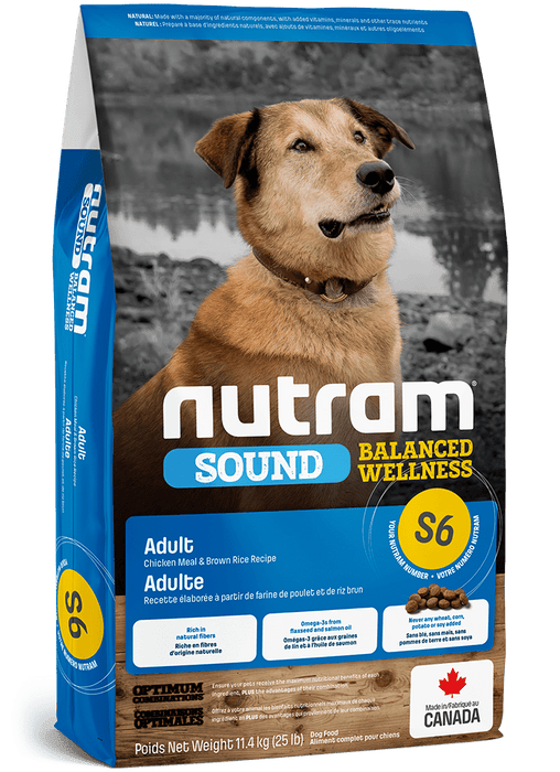 Nutram s6 sound nourriture pour chien (produit du Canada) - Chien Nourriture sèche - Nutram - #original_value#
