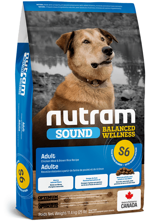 Nutram s6 sound nourriture pour chien (produit du Canada) - Chien Nourriture sèche - Nutram - #original_value#