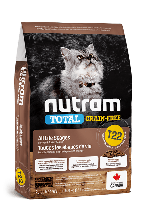 Nutram t22 total nourriture pour chat (produit du Canada) - Chat nourriture seche - Nutram - #original_value#