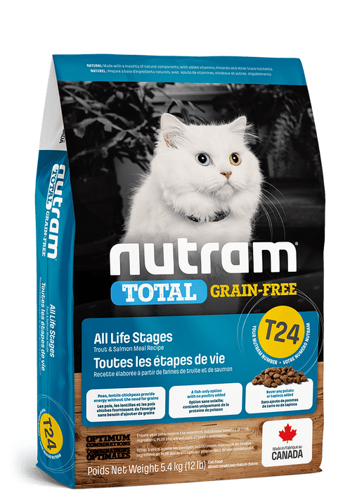 Nutram t24 total nourriture pour chat (produit du Canada) - Chat nourriture seche - Nutram - #original_value#