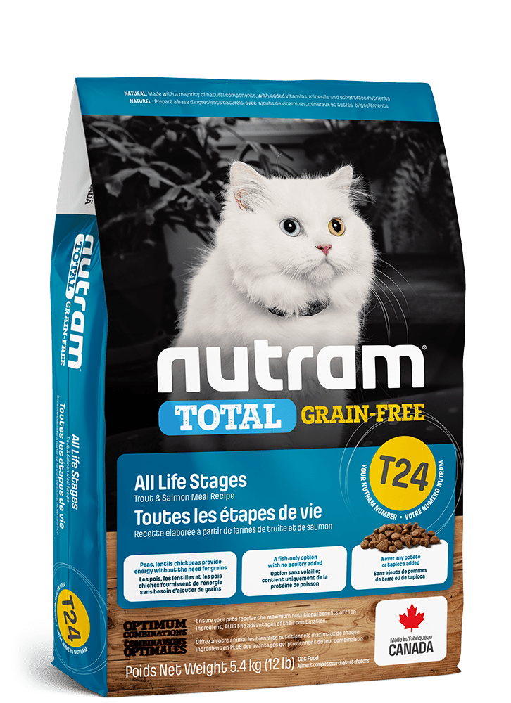 Nutram t24 total nourriture pour chat (produit du Canada) - Chat nourriture seche - Nutram - #original_value#