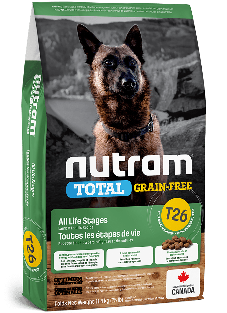 Nutram t26 a l'Agneau nourriture pour chien (produit du Canada) - Chien Nourriture sèche - Nutram - #original_value#