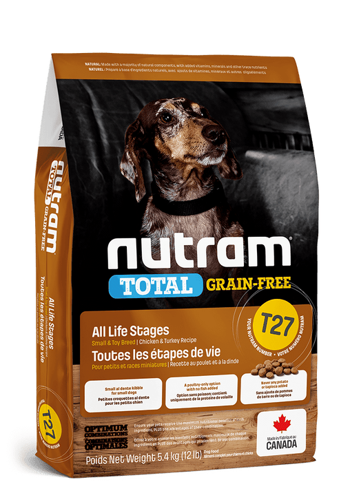 Nutram t27 nourriture pour chien petite race (produit du Canada) - Chien Nourriture sèche - Nutram - #original_value#