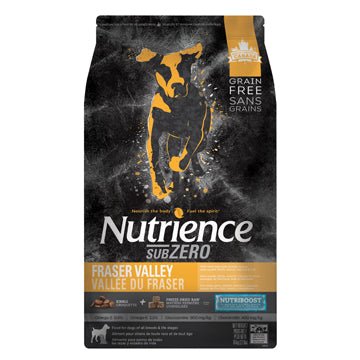 Nutrience subzero sans grains pour chiens, formulation Vallée du Fraser, 10 kg (22 lbs (produit du Quebec) - Chien - Nutrience - Nutrience subzero sans grains pour chiens, formulation Vallée du Fraser, 10 kg (22 lbs (produit du Quebec)