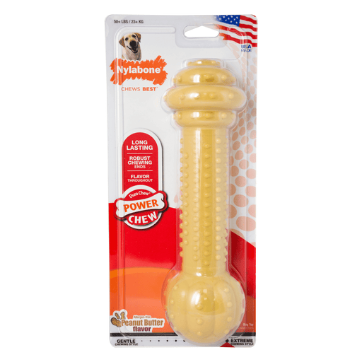 Nylabone jouet à mâcher pour chien au beurre d'arachide Géant - JOUET CHIEN - Nylabone - Nylabone jouet à mâcher pour chien au beurre d'arachide Géant