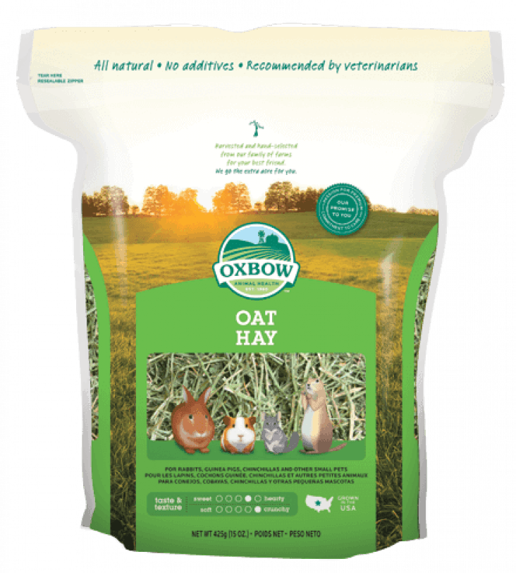 Oxbow foin de prairie biologique pour rongeur