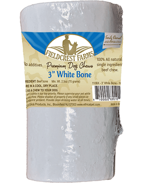 Os pour chien 3'' blanc - OS - Fieldcrest Farms - Os pour chien 3'' blanc