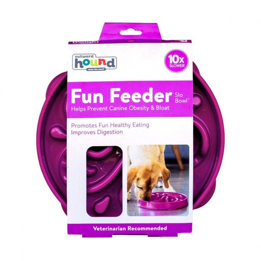 Outward Hound bol ralentisseur mauve - bol ralentisseur - Outward Hound - Outward Hound bol ralentisseur mauve