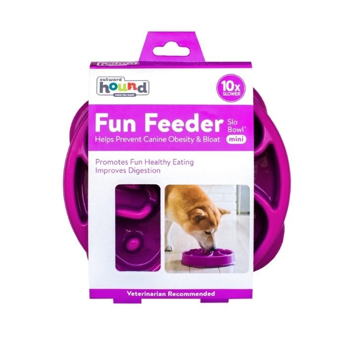 Outward Hound bol ralentisseur mauve - bol ralentisseur - Outward Hound - Outward Hound bol ralentisseur mauve