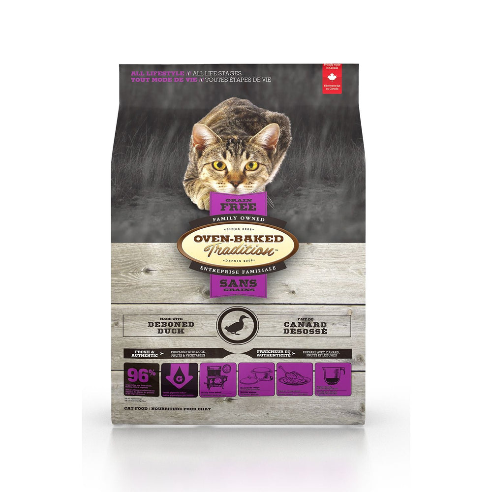 Oven-Baked Tradition canard nourriture sans grain chat (produit du Quebec) - Chat nourriture seche - OVEN BAKED - #original_value#