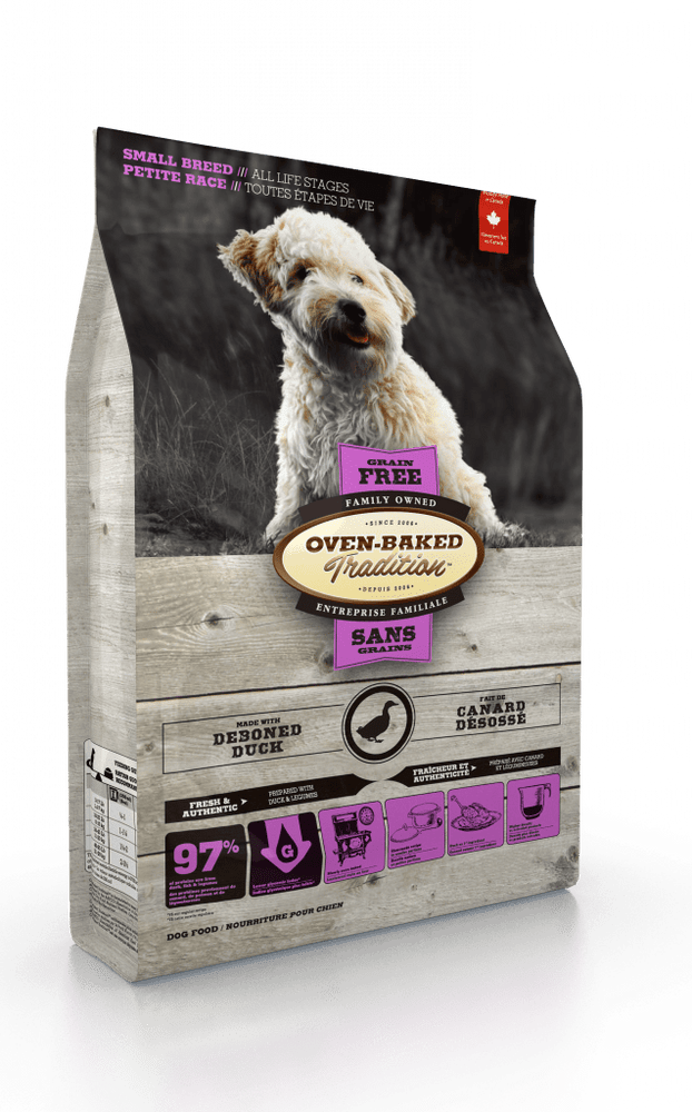 Oven-Baked Tradition canard sans grain nourriture pour chien de petite race - Chien Nourriture sèche - OVEN BAKED - #original_value#