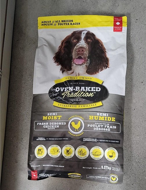 Oven-Baked Tradition nourriture pour chien poulet semi humide (produit du Quebec) - Chien nourriture semi humide - Oven Baked - #original_value#