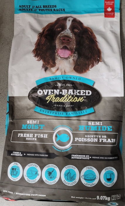 Oven-Baked Tradition nourriture semi humide pour chien au poisson (produit du Quebec) - Nourriture chien semi humide - OVEN BAKED - #original_value#