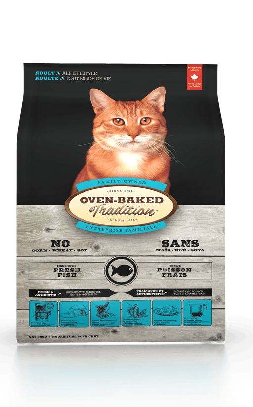 Oven-Baked Tradition poisson nourriture chat (produit du Quebec) - Chat nourriture seche - OVEN BAKED TRADITION - Oven-Baked Tradition poisson nourriture chat (produit du Quebec)