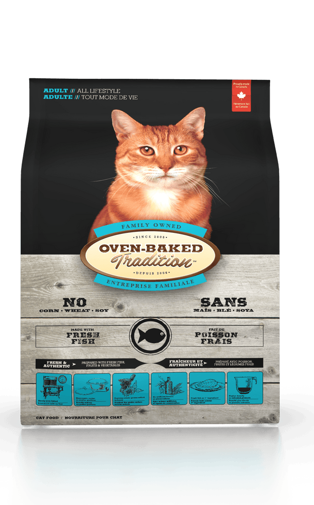 Oven-Baked Tradition poisson nourriture chat (produit du Quebec) - Chat nourriture seche - OVEN BAKED TRADITION - Oven-Baked Tradition poisson nourriture chat (produit du Quebec)