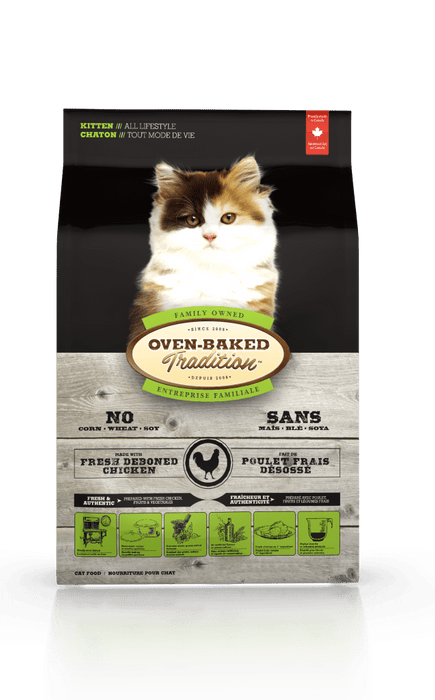 Oven-Baked Tradition poulet nourriture chaton (produit du Quebec) - CHAT NOURRITURE SÈCHE - OVEN-BAKED TRADITION - #original_value#