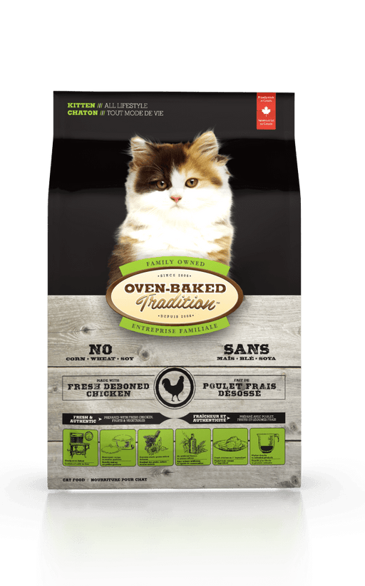 Oven-Baked Tradition poulet nourriture chaton (produit du Quebec) - CHAT NOURRITURE SÈCHE - OVEN-BAKED TRADITION - #original_value#
