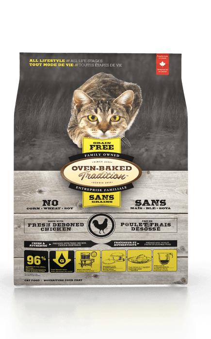 Oven-Baked Tradition poulet nourriture sans grain chat (produit du Quebec) - CHAT NOURRITURE SÈCHE - OVEN BAKED - #original_value#