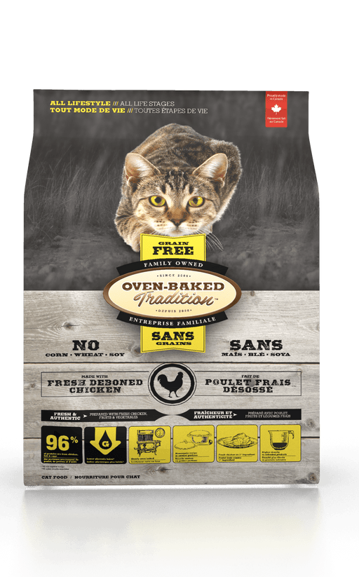 Oven-Baked Tradition poulet nourriture sans grain chat (produit du Quebec) - CHAT NOURRITURE SÈCHE - OVEN BAKED - #original_value#
