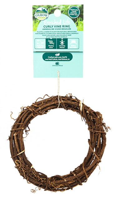 Oxbow anneau de vigne bouclé pour rongeur - Jouet Rongeur - OXBOW - Oxbow anneau de vigne bouclé pour rongeur