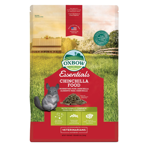 Oxbow essentiels chinchilla nourriture - NOURRITURE RONGEUR - Oxbow - Oxbow essentiels chinchilla nourriture