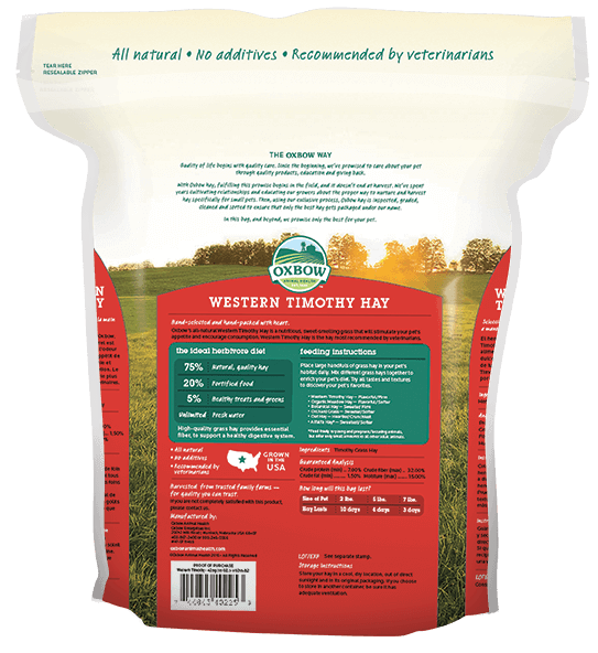 Oxbow western timothy foin pour rongeur - Rongeur nourriture - OXBOW - #original_value#